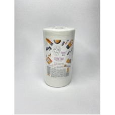 Салфетки в рулоне из спанлейса Panni Mlada 25х30см (100шт/ рул) текстура сетка