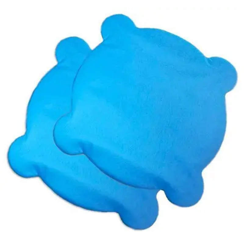 Серветки для стоматологічної чаші плювальниці із спанбонда, блакитні (уп/50 шт)