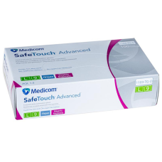 Рукавички Medicom SafeTouch маджента 100 шт./пач. розмір L