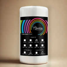 Серветки в рулоні 20х20 см, одноразові SanGig Гладкі, 100 шт - 40 г/м2