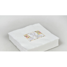 Серветки в пачці зі спанлейсу Panni Mlada 15х15 см (100 шт./пач) текстура гладка.