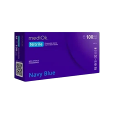 Рукавички нітрилові міцні 4,2 гр. mediOK Navy XL темно-сині 100шт