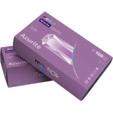 Рукавички нітрилові Mediok Azurite Розмір M 100 шт Світло-фіолетові