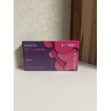 Рукавички Mediok Rose Lake нітрилові, колір рожевий, розмір S