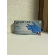 Рукавички нітрилові Ampri Blue Eco-Plus Неопудрені Розмір XL 50 пар Сині