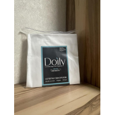 Серветки у пачці, 20х20 см, 100 шт., 45г/м2, спанлейс,  Doily Cross Infiniti текстура гладка