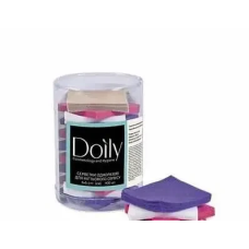 Серветки 6х6 см Doily (400 шт в тубусі) з спанбонду 45 г /м2